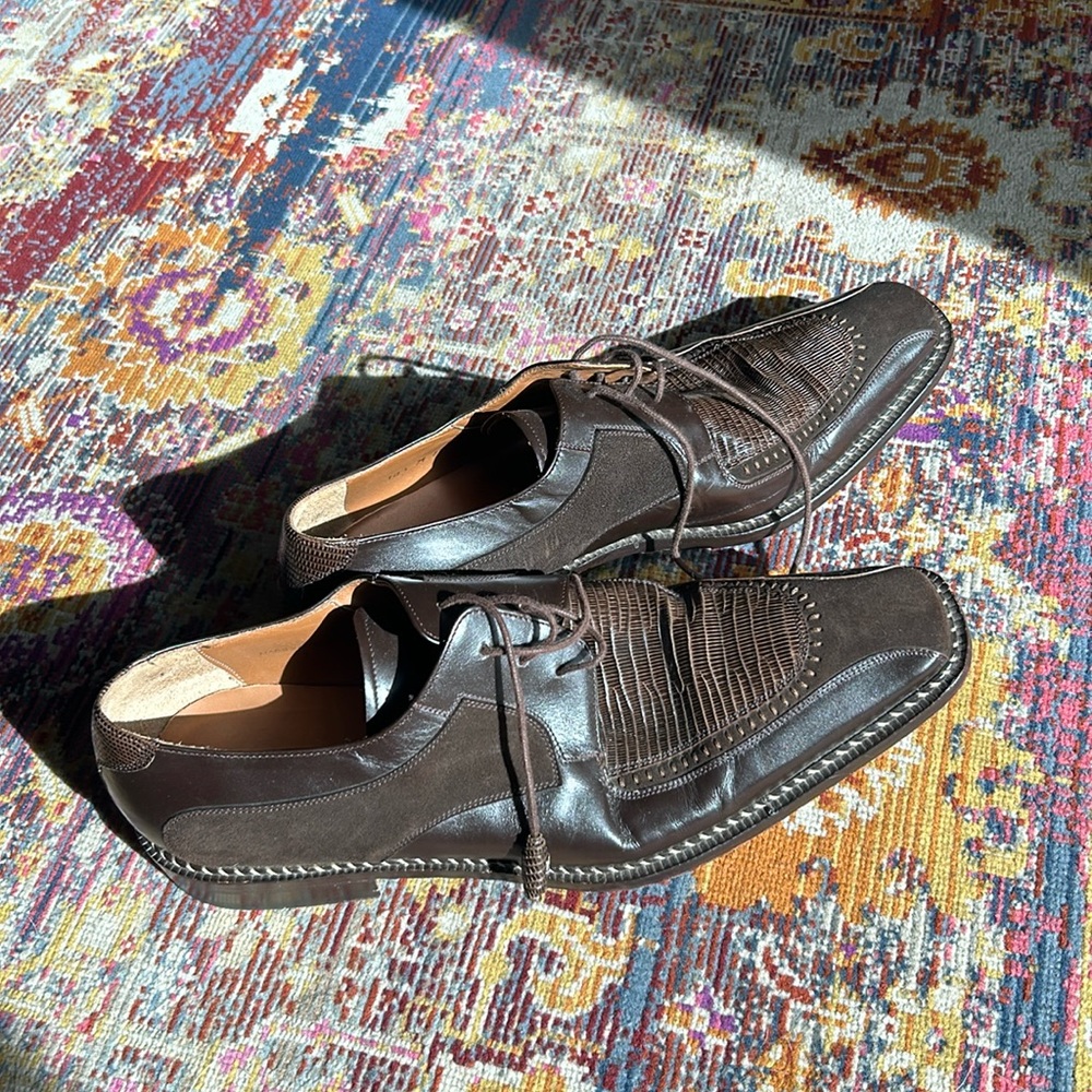 Mezlan Lizard Leather Shoes - 10.5M